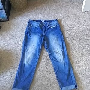 Denim modern slim boyfriend jeans light wash